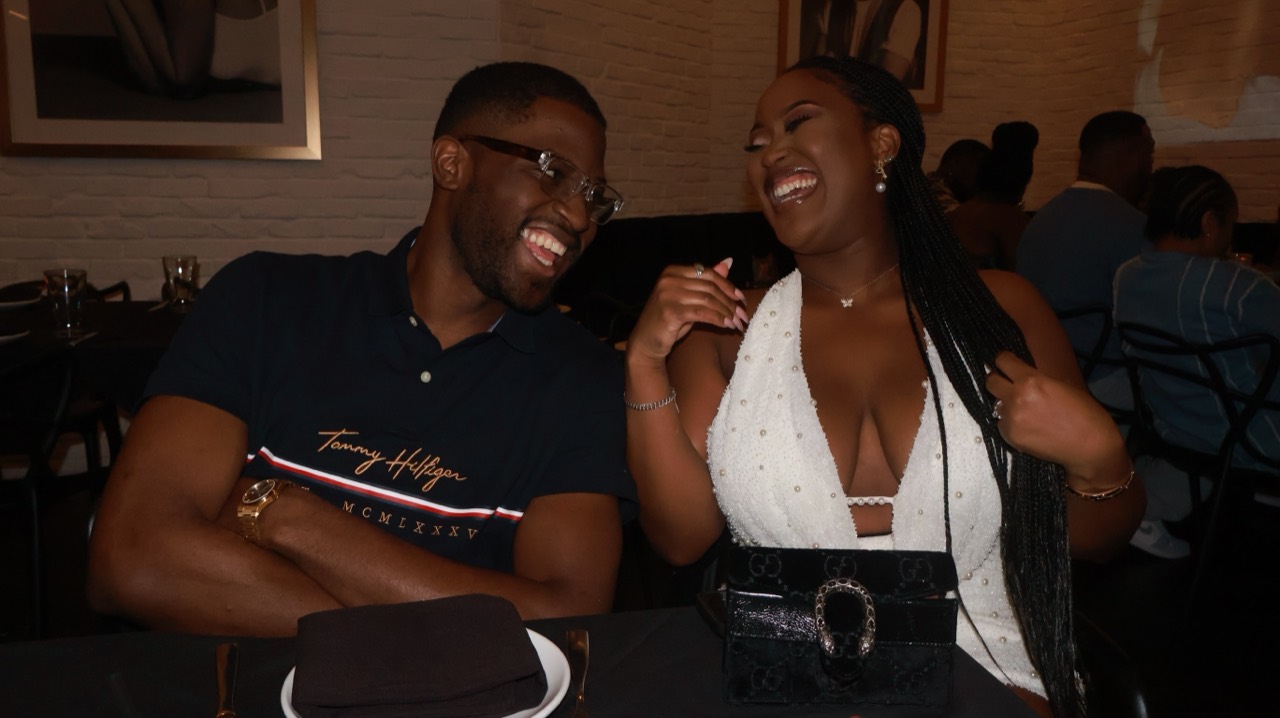 Yore and Darnell smiling together